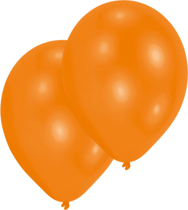 Baloane latex 10 buc portocaliu