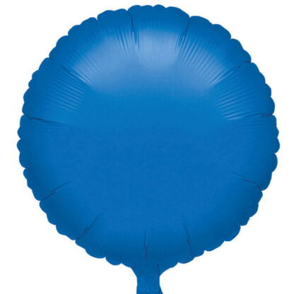 Balon folie albastru metalic 43 cm