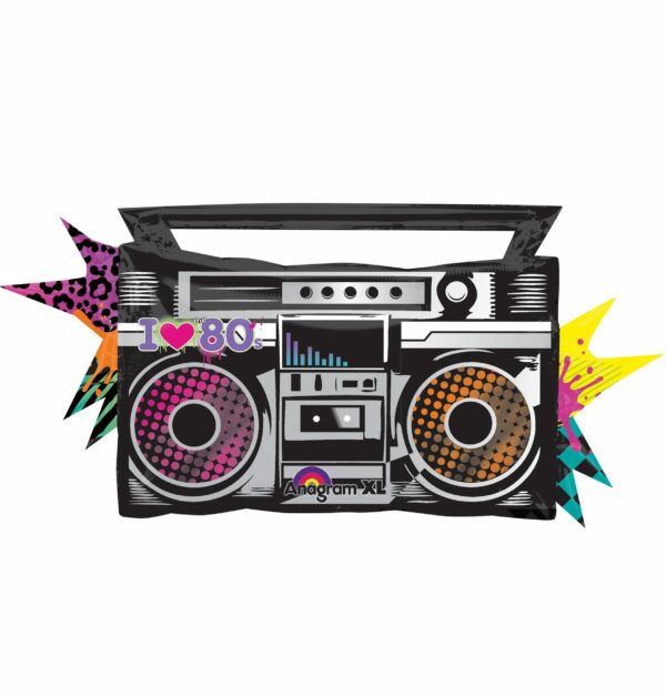 Balon folie anii 80 boombox