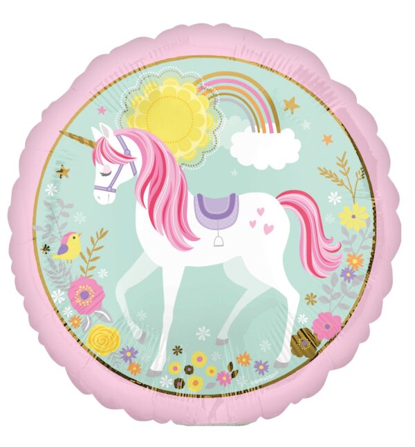 Balon unicorn folie 45 cm