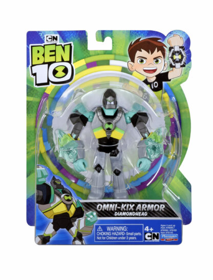 Ben 10 figurina omni kix armura cap de diamant scaled