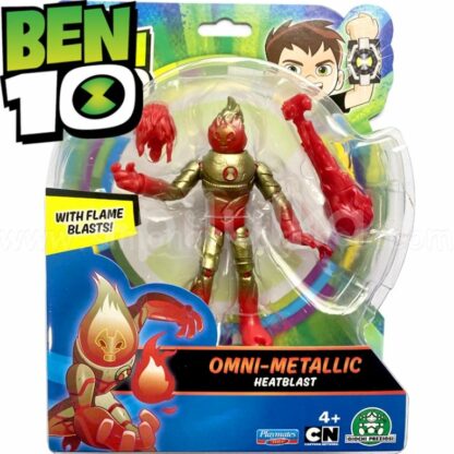 Ben 10 figurine 12 cm metallic heatblast