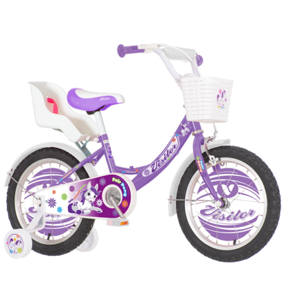 Bicicleta 12 inch cos cumparaturi scaun centura papusi fair pony mov