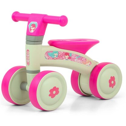 Bicicleta fara pedale Ride On Coco Pink i8tf 1w