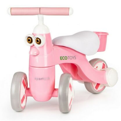 Bicicleta fara pedale cu led si sunet ecotoys n1009