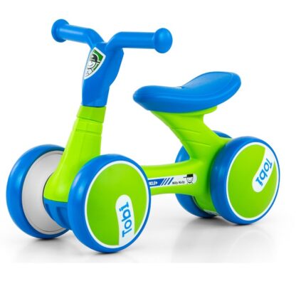 Bicicleta fara pedale foarte usoara tobi blue green