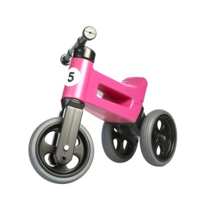 Bicicleta fara pedale funny wheels rider sport 2 in 1 pink