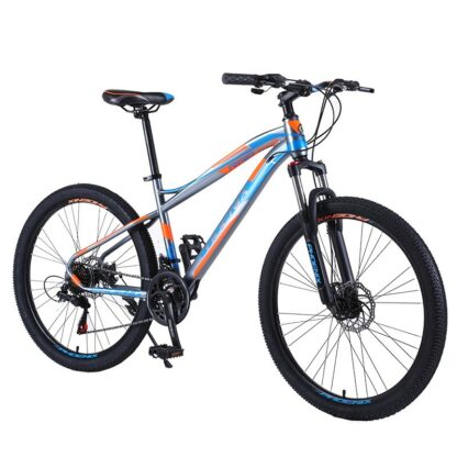 Bicicleta mountain bike 26 cadru otel roti 26 inch 21 viteze schimbator shimano suspensii pe furca frana disc