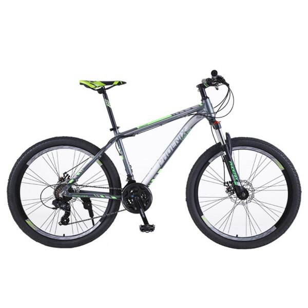 Bicicleta mountain bike 26 inch cadru aluminiu 21 viteze schimbator shimano suspensii furca frane disc