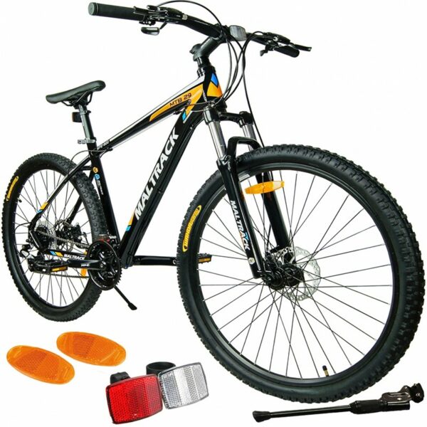 Bicicleta mountain bike big boss cadru aluminiu roata 29 inch latime 2 1 24 viteze shimano frane pe disc maltrack