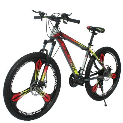 Bicicleta mtb tornado 21 viteze roti 26 inch cadru otel 17 suspensii pe furca genti pline