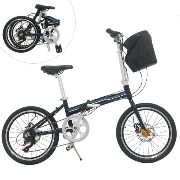 Bicicleta pliabila roti 20 inch cadru otel 7 viteze shimano frane pe disc phoenix lincoln