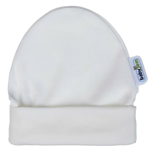 Caciulita pentru nou nascut baby hat culoare alb ly1j 4e
