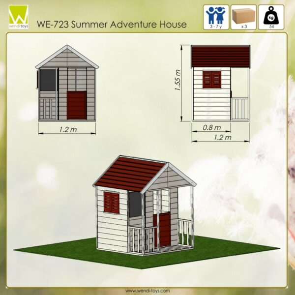 Casuta de gradina Summer Adventure House M5 294698 1