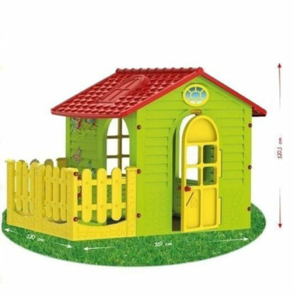 Casuta pentru copii mochtoys garden house mica cu gard