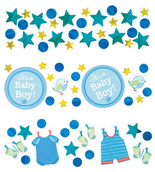 Confetti it's a baby boy