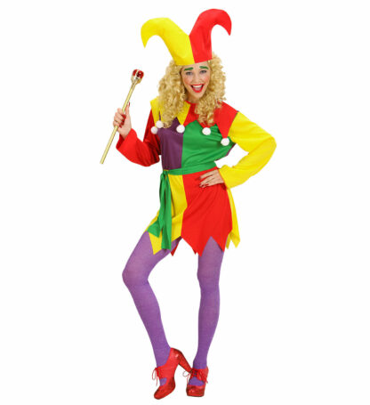 Costum arlechin jester marimea m