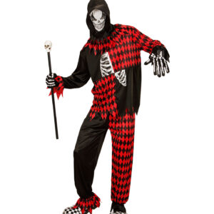 Costum arlechin schelet adult marimea xl