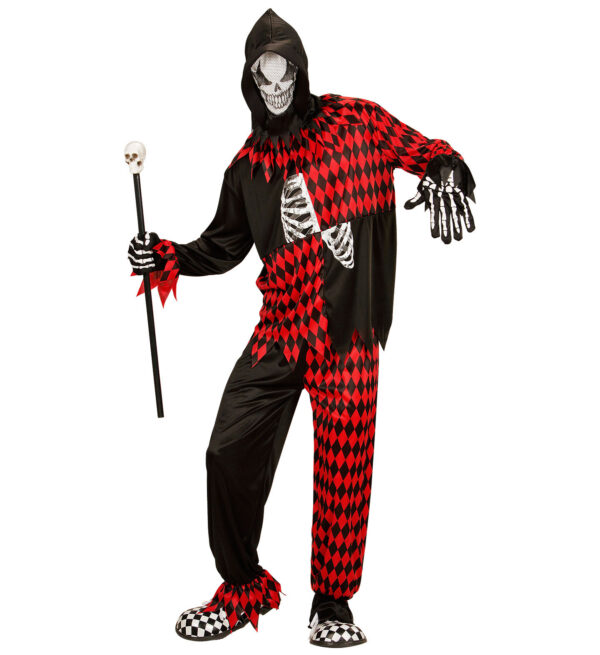 Costum arlechin schelet adult marimea xl