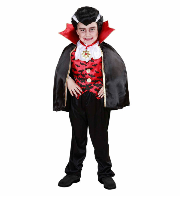 Costum baietel vampir simpatic 4 5 ani 116cm