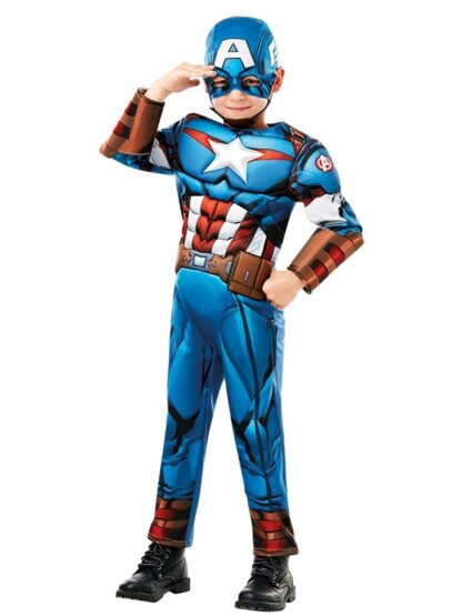 Costum capitan america copii 3 4 ani 110 cm