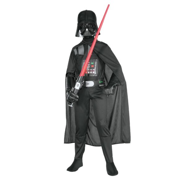 Costum clasic darth vader, disney star wars, 7-8 ani