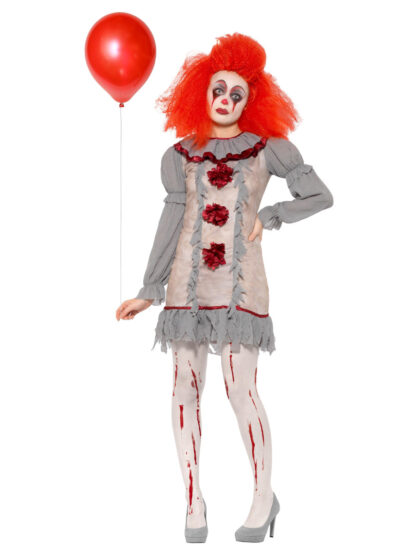 Costum clown vintage dama marimea s