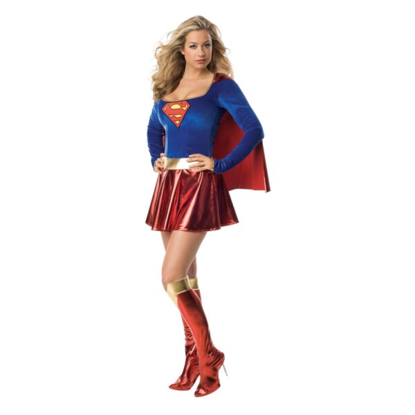 Costum deluxe supergirl, dc comics, s