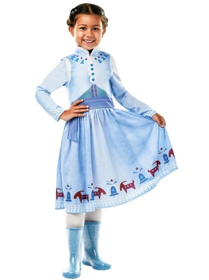 Costum disney anna aventura lui olaf 5 6 ani 120 cm