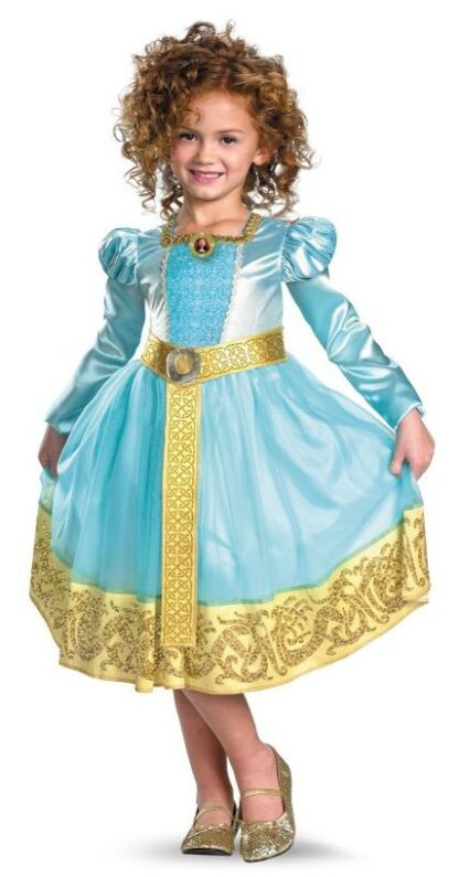 Costum disney merida prestige 7 8 ani 134 cm