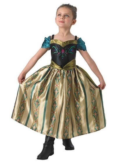 Costum disney printesa anna 5 6 ani 120 cm