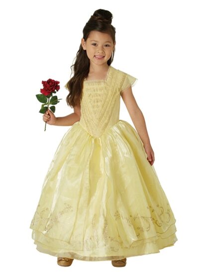 Costum disney printesa belle deluxe 3 4 ani 110 cm