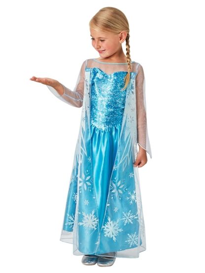 Costum disney printesa elsa 3 4 ani 110 cm