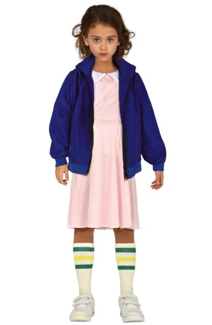 Costum eleven stranger things 7 8 ani 134 cm