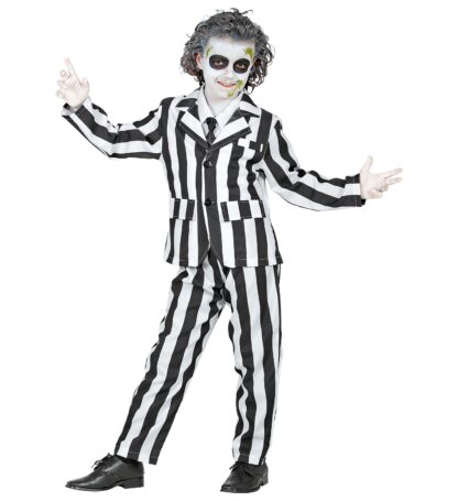 Costum fantoma beetlejuice copii 5 7 ani 128 cm