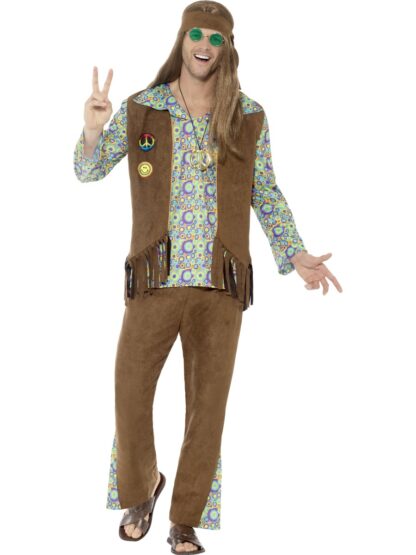 Costum hippie barbat marimea l