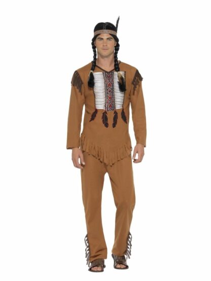 Costum indian nativ barbati adult marimea l