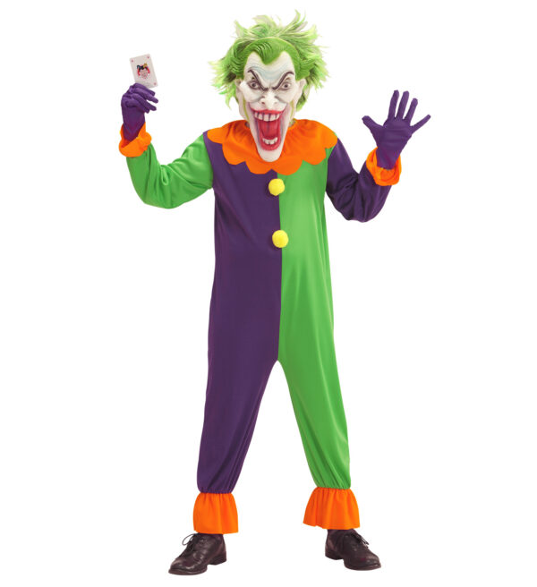 Costum joker diabolic copil 5 7 ani 128 cm