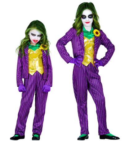 Costum joker fete 5 7 ani 128 cm