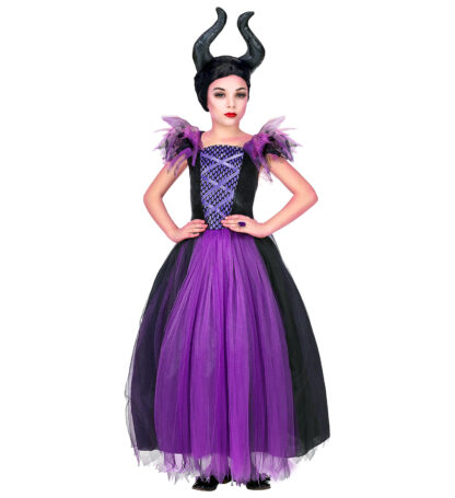 Costum maleficent premium 8 10 ani 140 cm