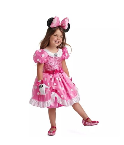 Costum minnie roz 5 6 ani 5 6 ani 120 cm 5 7 ani 128 cm