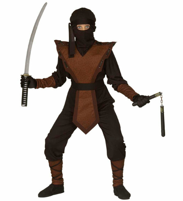 Costum ninja baieti 5 7 ani 128 cm