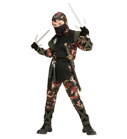 Costum ninja soldat 5 7 ani 128 cm