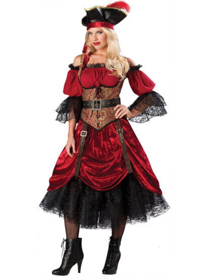 Costum piratesa deluxe marimea s