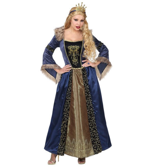 Costum regina medievala adult premium marimea m