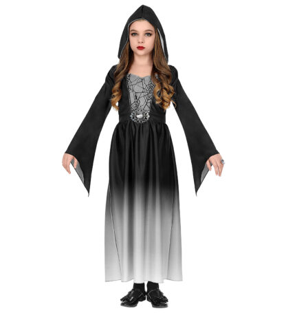 Costum rochie gothic grey 11 13 ani 158 cm