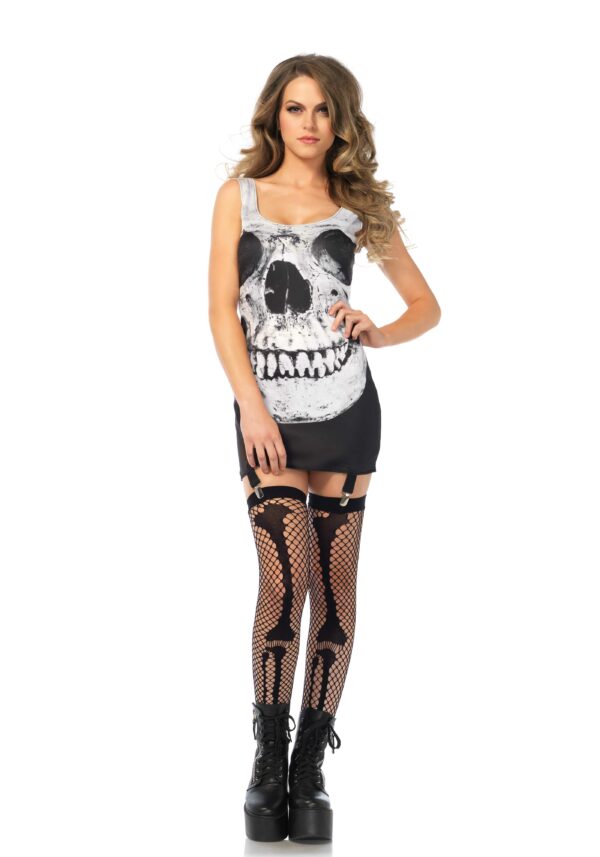 Costum schelet rochie halloween marimea ml