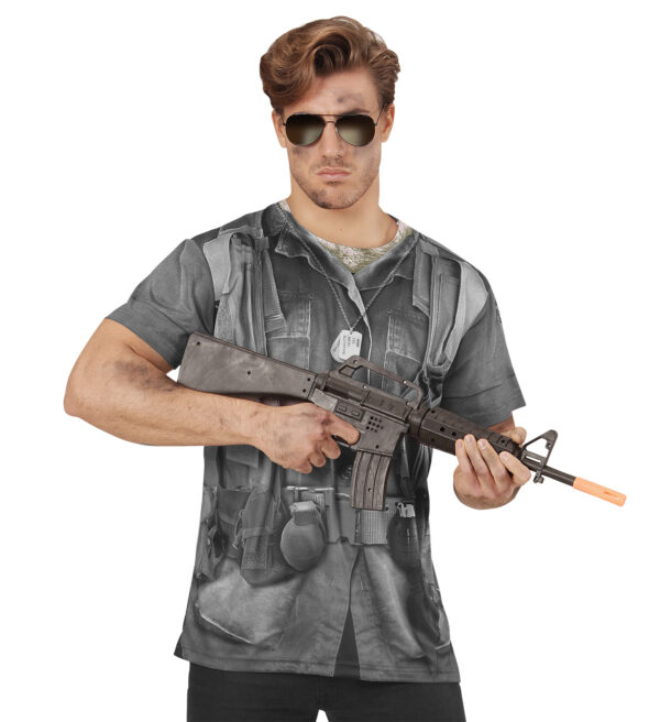 Costum soldat tricou imprimeu 3d marimea xl