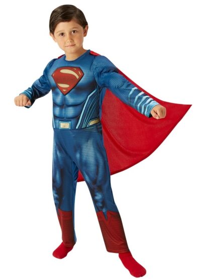 Costum superman copii 3 4 ani 110 cm