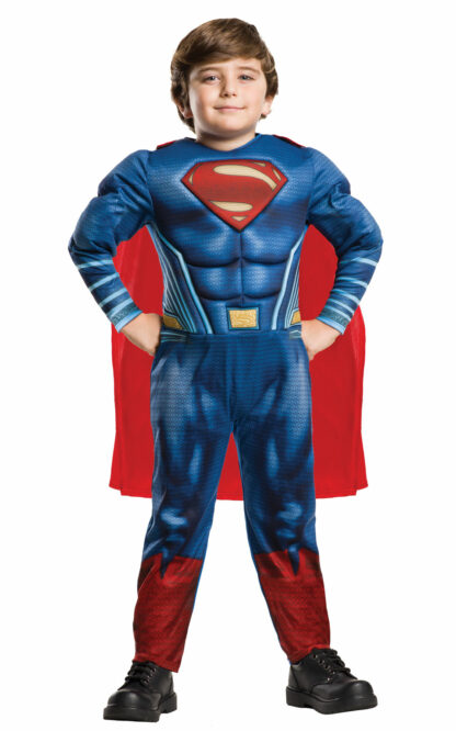 Costum superman deluxe 7 8 ani 134 cm